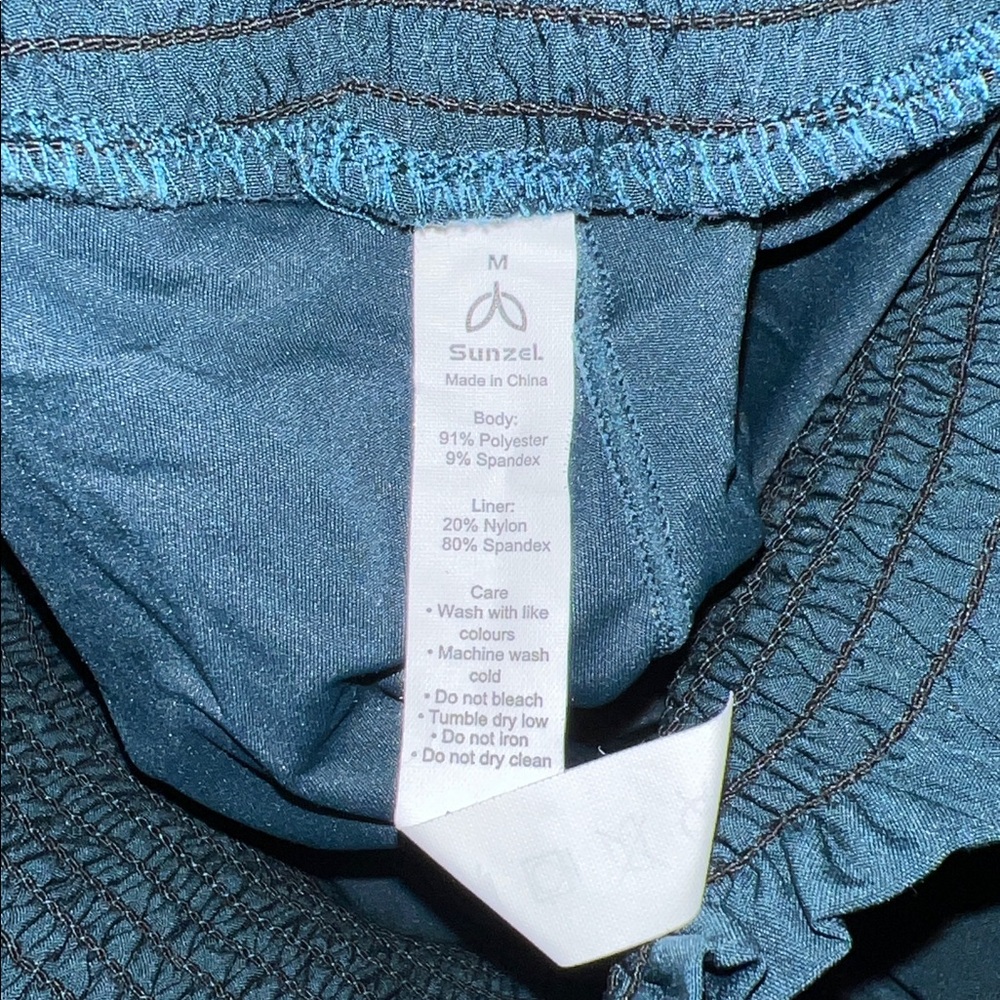 Deep Green Women's Running Shorts - Picture 3 of 3